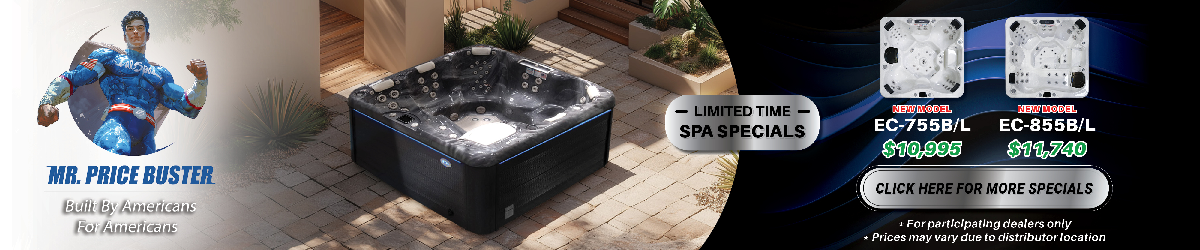 Calspas hot tub being used in a family setting - Hurst